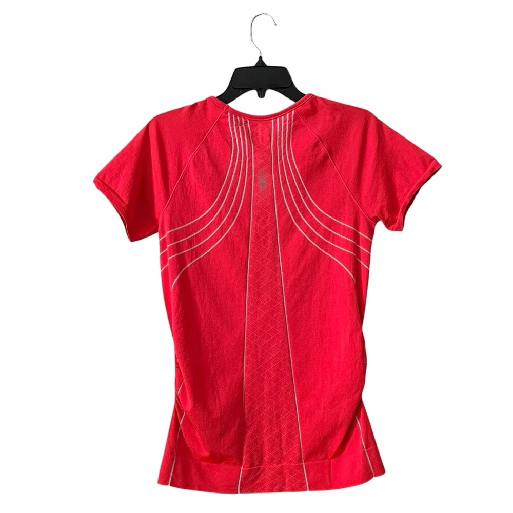 Athleta Bright Red Short Sleeve Athletic Tee - Picture 4 of 5